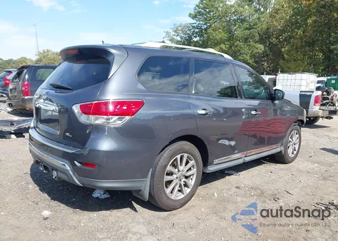 2014 Nissan Pathfinder Sl из США, поврежденный, VIN 5N1AR2MN6EC654790